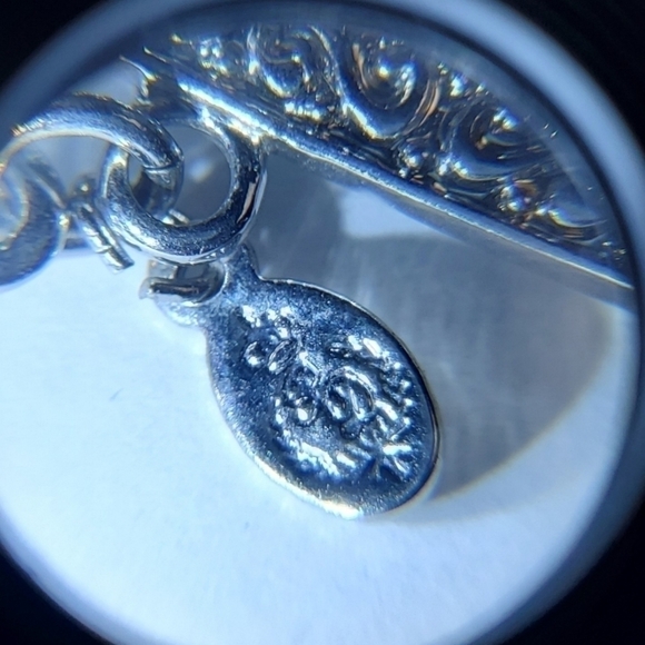 Bead Charm Chain Bracelet Wide Silver Tone Gray Taupe Vintage Premier Designs - Picture 6 of 7